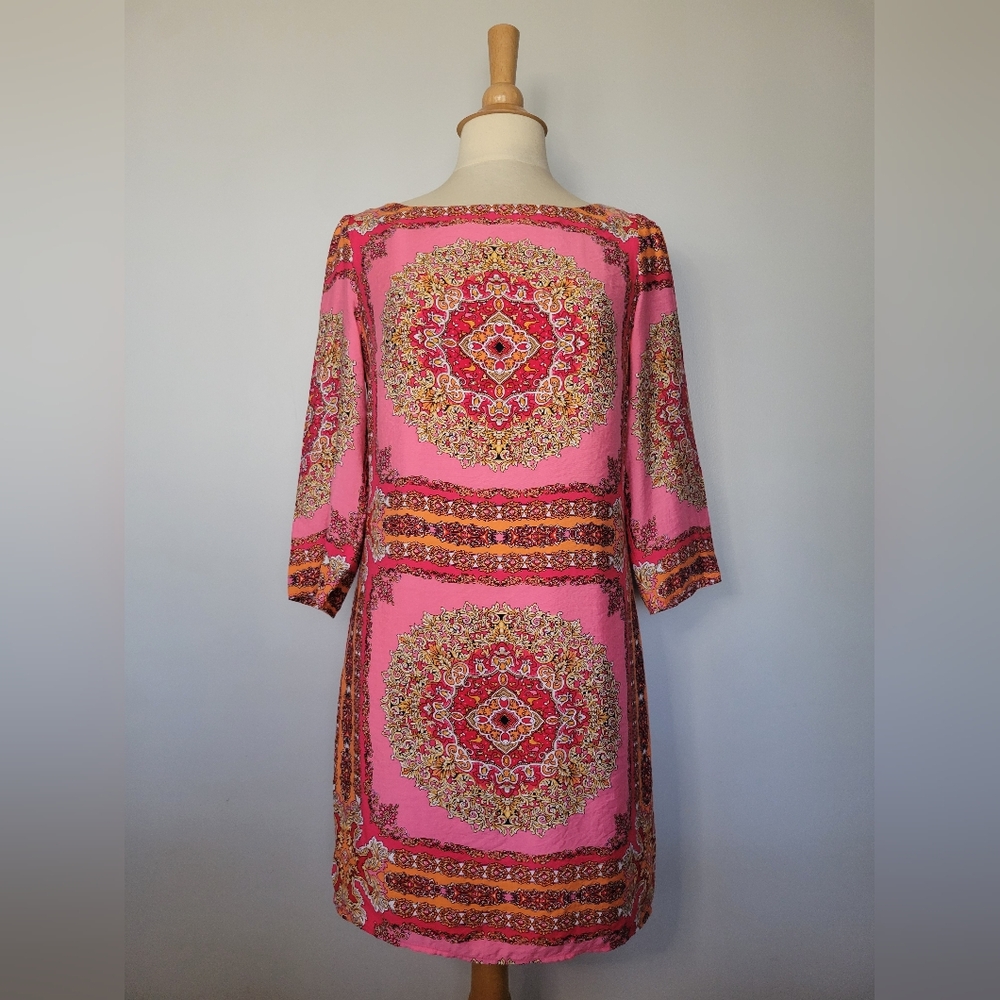 Laundry By Shelli Segal Multicolored Boho Mini Dress SZ 8